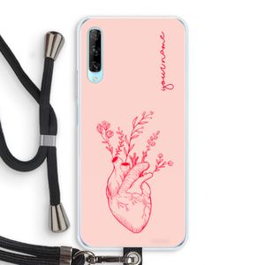 Blooming Heart: Huawei P Smart Pro Transparant Hoesje met koord