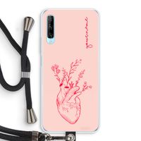 Blooming Heart: Huawei P Smart Pro Transparant Hoesje met koord