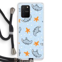 Manta: Samsung Galaxy S10 Lite Transparant Hoesje met koord