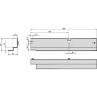 nVent SCHROFF 20119106 19 inch Rails voor patchkast Meerdere kleuren