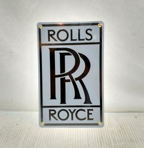 Rolls Royce Emaille Bord