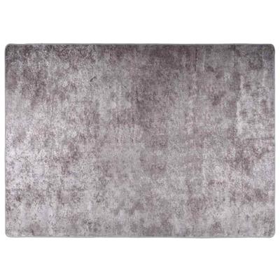 VidaXL Vloerkleed wasbaar anti-slip 150x230 cm grijs