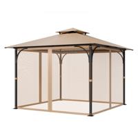 VEVOR Klamboe voor Gazebo Insectenbescherming Vervangend Net 275x275x211cm ALLEEN Net