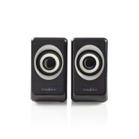 Nedis PC-Speaker | 2.0 | 18 W | 3,5 mm Male | 1 stuks - CSPR20020BK CSPR20020BK