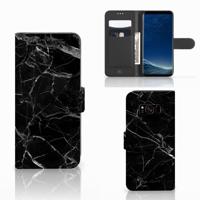 Samsung Galaxy S8 | Bookcase | Marmer Zwart - Origineel Cadeau Vader