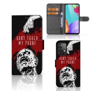 Samsung Galaxy A52 Portemonnee Hoesje Zombie Blood