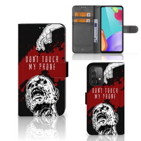 Samsung Galaxy A52 Portemonnee Hoesje Zombie Blood - thumbnail