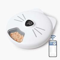 Connected Cat Food Dispenser - CATIT - PIXI SMART - 6 x 170 ml - LCD-touchscreen - Met ijsblokjes