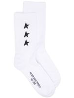 Golden Goose chaussettes à imprimé étoiles - Blanc - thumbnail