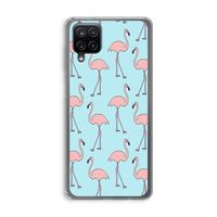 Anything Flamingoes: Samsung Galaxy A12 Transparant Hoesje