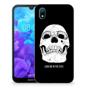 Silicone Back Case Huawei Y5 (2019) Skull Eyes