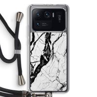 Witte marmer 2: Xiaomi Mi 11 Ultra Transparant Hoesje met koord
