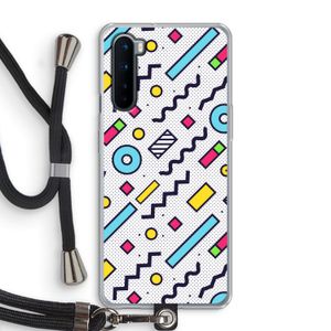 8-bit N°8: OnePlus Nord Transparant Hoesje met koord