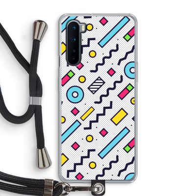 8-bit N°8: OnePlus Nord Transparant Hoesje met koord