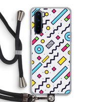8-bit N°8: OnePlus Nord Transparant Hoesje met koord