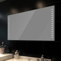 VidaXL Badkamerspiegel met leds 100x60 cm