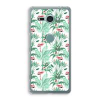 Flamingo bladeren: Sony Xperia XZ2 Compact Transparant Hoesje