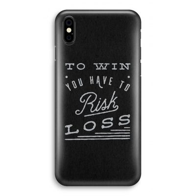 Risk loss: iPhone Xs Volledig Geprint Hoesje