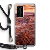 Mars: Huawei P40 Transparant Hoesje met koord