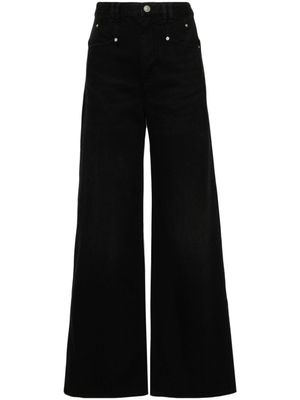 ISABEL MARANT jean Lemony à coupe ample - Noir