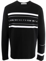 1017 ALYX 9SM sweat à logo imprimé - Noir