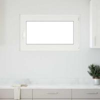 Kelderraam "RISOR" 100x50 cm draai-kiep DIN rechts wit