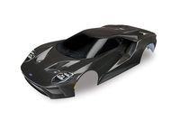 Body, Ford GT, black (painted, decals applied) (tail lights, exhaust tips, & mounting hardware (part #8314) sold separately) - thumbnail