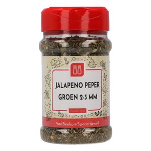 Jalapeno Peper Groen 2-3 mm - Strooibus 90 gram