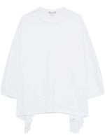 Comme Des Garçons Comme Des Garçons t-shirt drapé à manches courtes - Blanc