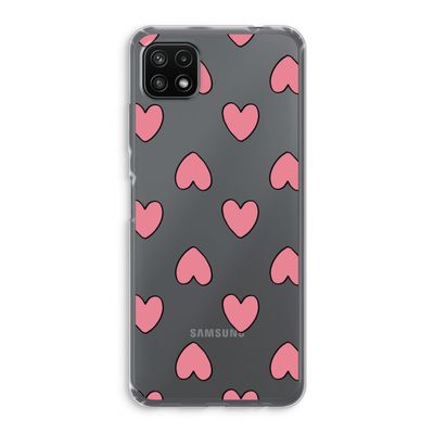 Ondersteboven verliefd: Samsung Galaxy A22 5G Transparant Hoesje