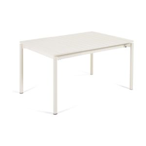 Kave home Zaltana tuintafel uitschuifbaar 140/200 x 90 cm wit