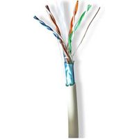 Netwerk Kabel Rol | CAT6 | Stranded | F/UTP | Koper | 305.0 m | Binnenshuis | Rond | LSZH | Grijs |