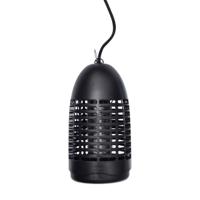 Luance elektrische insectenlamp - zwart - D13 x H26 cm - met snoer - neonlamp
