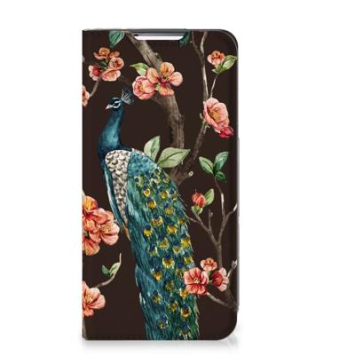 Samsung Galaxy S22 | Hoesje maken | Pauw met Bloemen