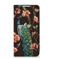 Samsung Galaxy S22 | Hoesje maken | Pauw met Bloemen