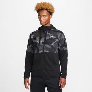 Nike Hoodie Dri-FIT Fleece Camo - Zwart/Wit