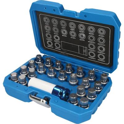 Brilliant Tools BT691260 Velgenslot-assortiment voor VW, 23-delig