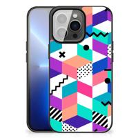 iPhone 13 Pro Max Backcover Blokken Kleurrijk