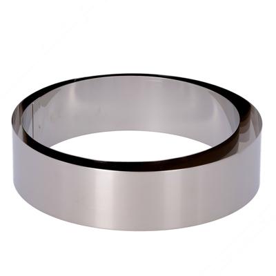 2 ronde roestvrijstalen kookringen.Diameter: 175 en 200 mm.Hoogte: 50 mm.