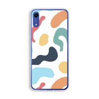 Memphis Shapes Blue: Honor Play 8A Transparant Hoesje