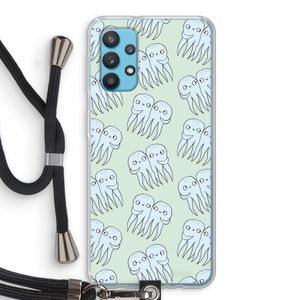Octopussen: Samsung Galaxy A32 4G Transparant Hoesje met koord