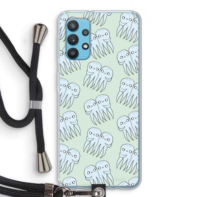 Octopussen: Samsung Galaxy A32 4G Transparant Hoesje met koord