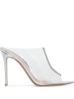 Gianvito Rossi mules Sigma 120 mm à ornements en cristal - Tons neutres