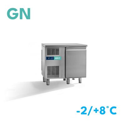 Dieptekoelwerkbank | 1 deurs GN | standaard werkblad | stekkerklaar