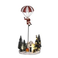 Luville - Parachute Santa battery operated - l13xw12,5xh29cm - thumbnail