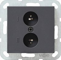 Gira luidsprekercontactdoos antraciet