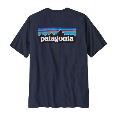 Patagonia P-6 Logo Responsibili-Tee T-shirt Heren New Navy S