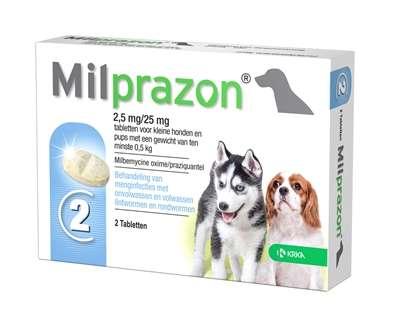 KRKA MILPRAZON ONTWORMINGSTABLETTEN HOND