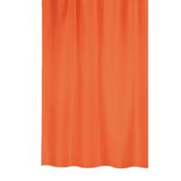 MSV Douchegordijn - oranje - gerecycled polyester - 180 x 200 cm - wasbaar