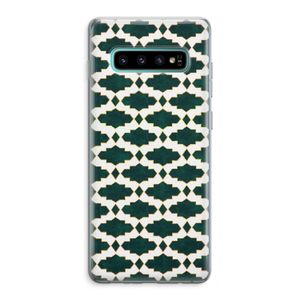 Moroccan tiles: Samsung Galaxy S10 Plus Transparant Hoesje
